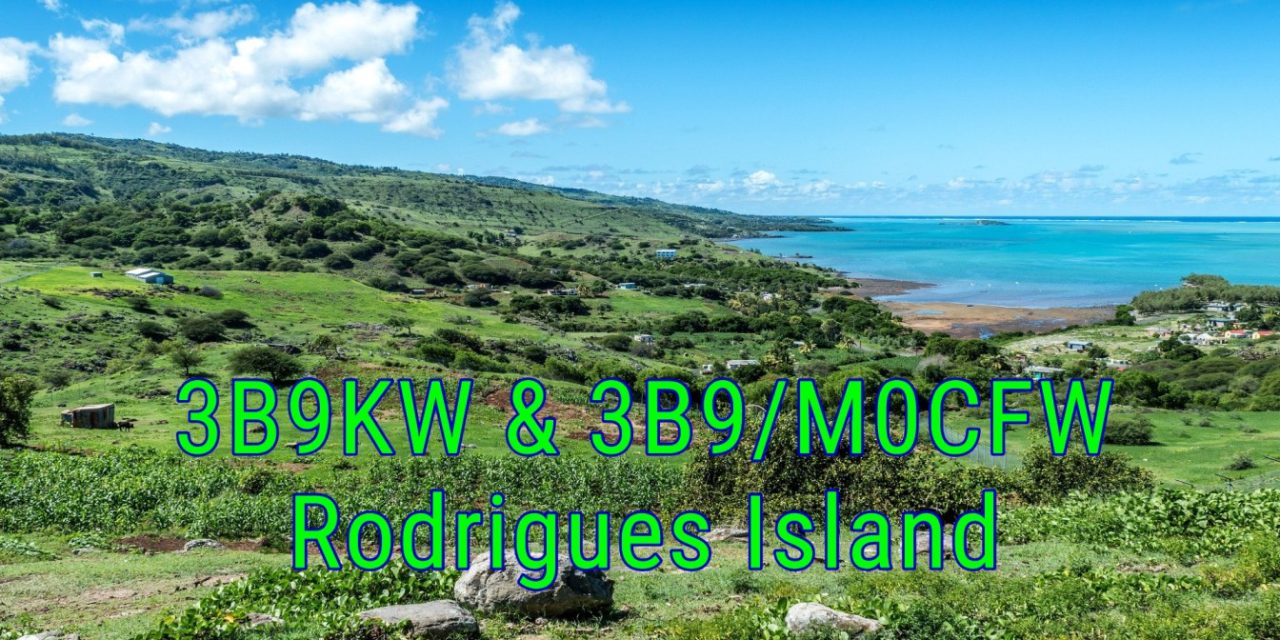 3B9KW & 3B9/M0CFW – Rodrigues Island